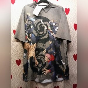 Loungefly Juju Kaisen Button Up 2X